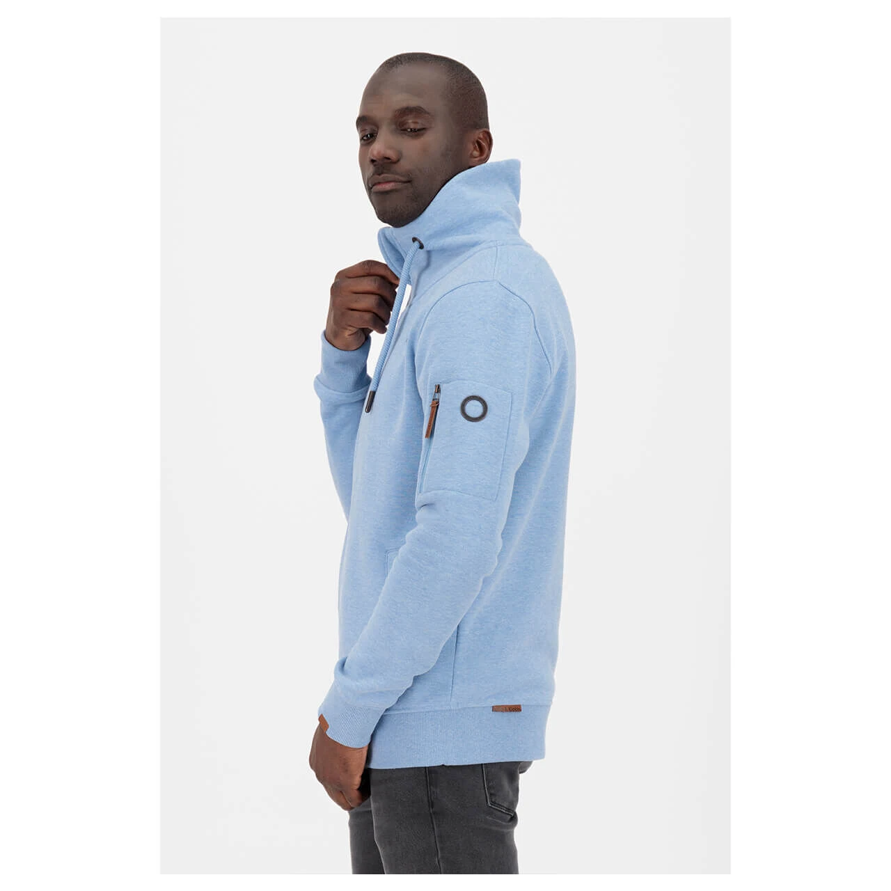 Alife And Kickin Herren Sweatjacke Elias A Fjord Melange 3 Alife And Kickin Herren Sweatjacke Elias A Fjord Melange – Bild 3