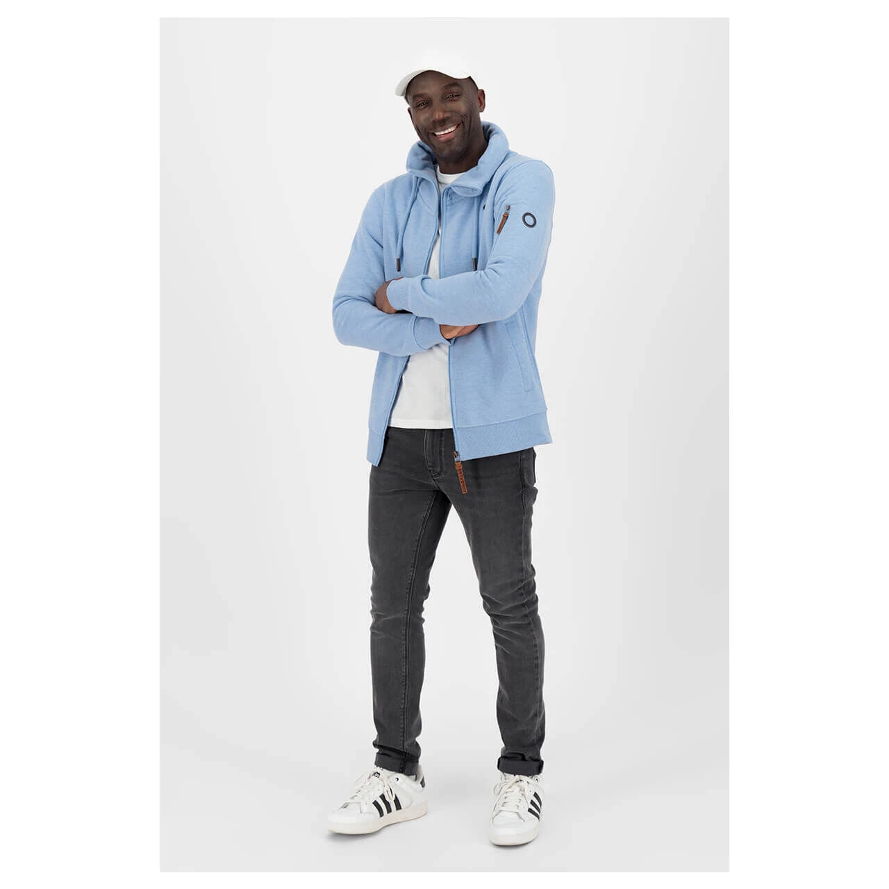 Alife And Kickin Herren Sweatjacke Elias A Fjord Melange 5 Alife And Kickin Herren Sweatjacke Elias A Fjord Melange – Bild 5