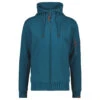Alife And Kickin Herren Sweatjacke Elias A Tidal Teal Melange