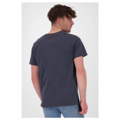 Alife And Kickin Herren T-Shirt Maddox Marine Melange -Modezauber Günstiges Geschäft alife and kickin maddox t shirt marine melange 5501 model hinten