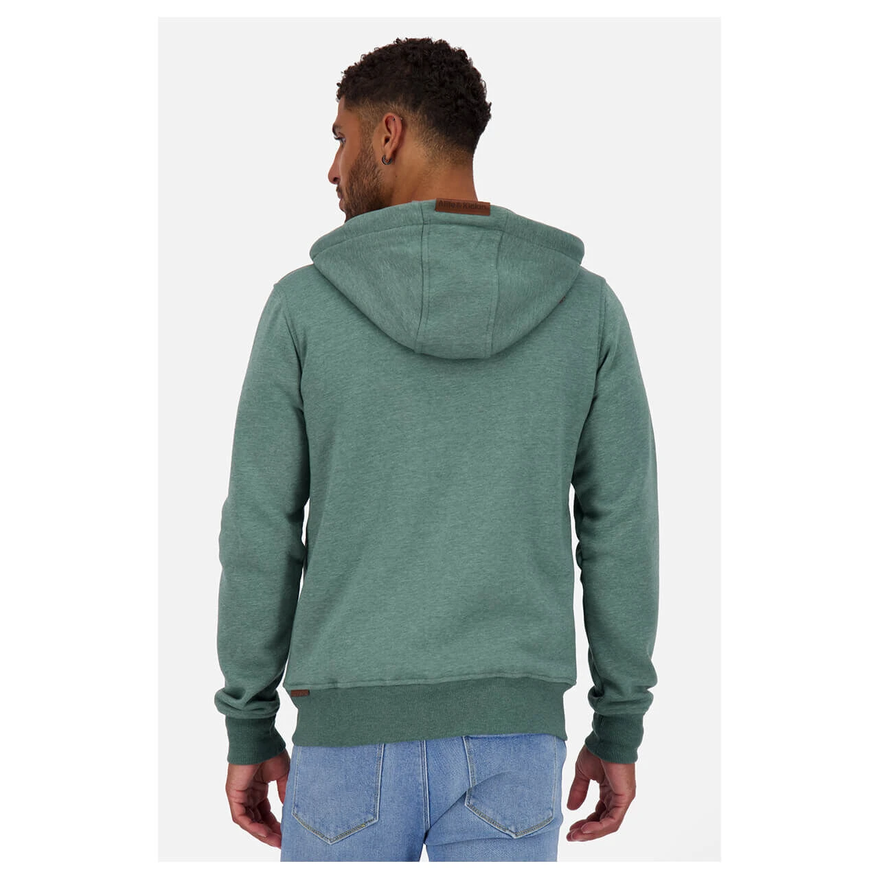 Alife And Kickin Herren Hoodie Sweatjacke Trasher A Sage Leaf Melange 3 Alife And Kickin Herren Hoodie Sweatjacke Trasher A Sage Leaf Melange – Bild 3