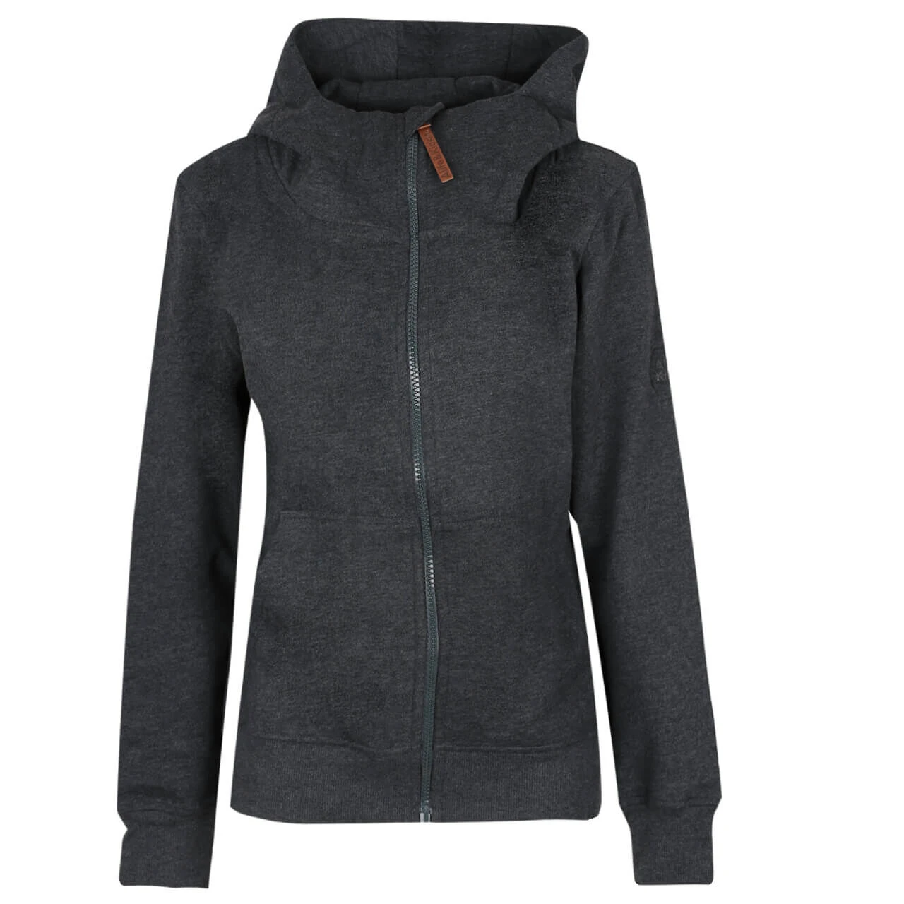 Alife And Kickin Damen Hoodie Sweatjacke Yasmina A Moonless Melange 1 Alife And Kickin Damen Hoodie Sweatjacke Yasmina A Moonless Melange