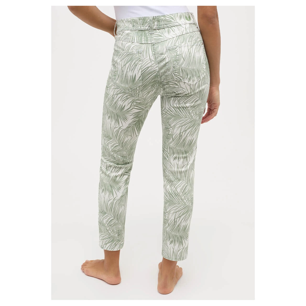 Angels Ornella 7/8 Baumwollhose Jade Green Print 6 Angels Ornella 7/8 Baumwollhose Jade Green Print – Bild 6