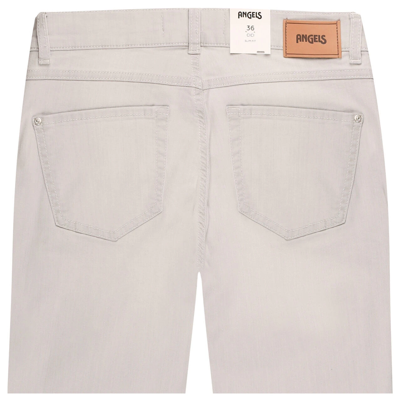 Angels Cici Crop Slit 7/8 Jeans Light Grey Used 2 Angels Cici Crop Slit 7/8 Jeans Light Grey Used – Bild 2