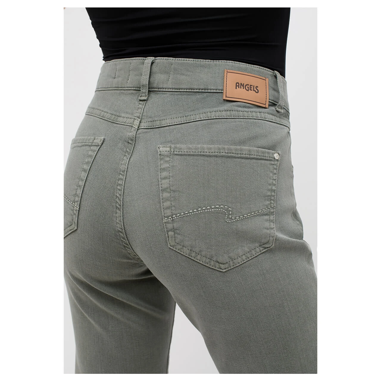 Angels Cici Jeans Past Olive Used 6 Angels Cici Jeans Past Olive Used – Bild 6