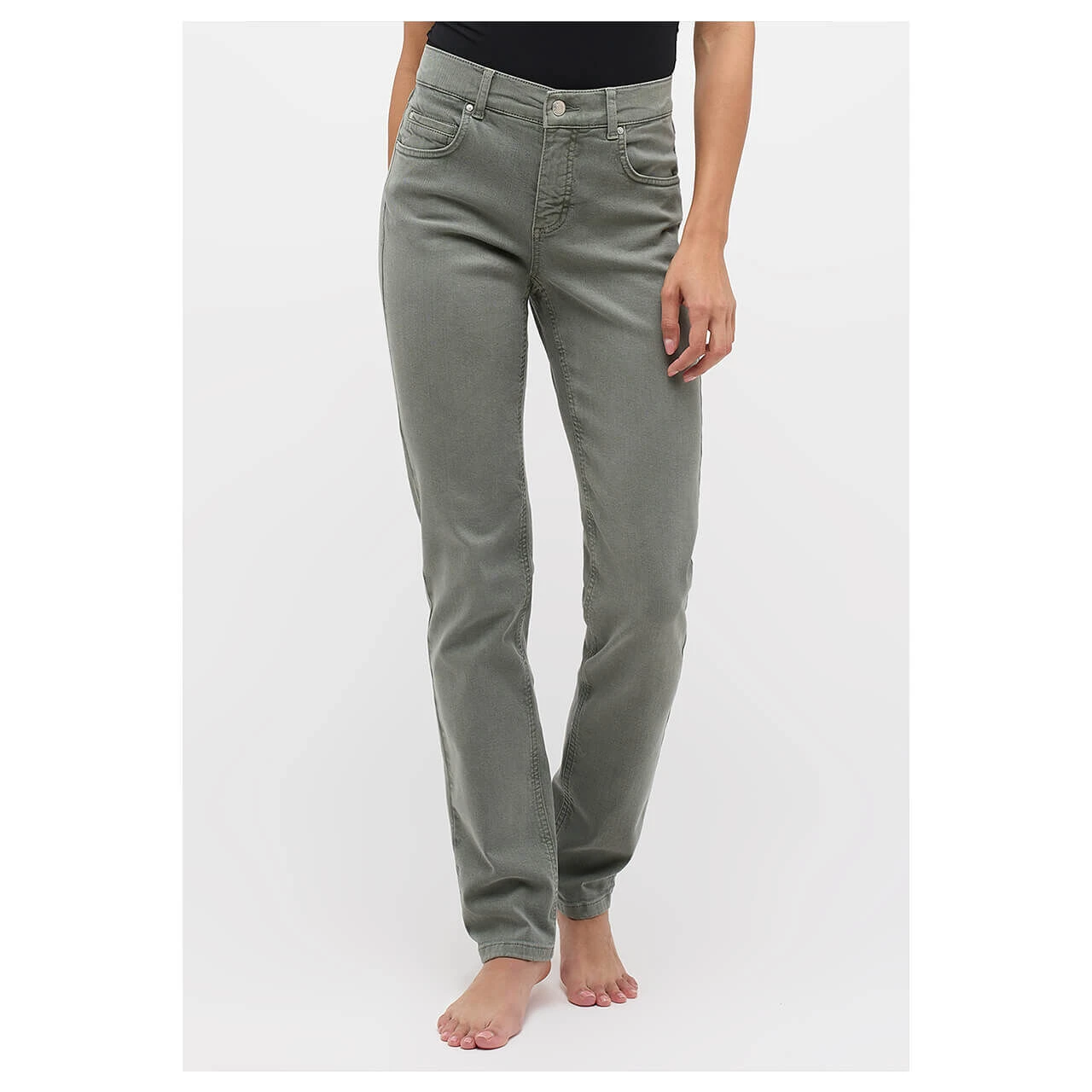 Angels Cici Jeans Past Olive Used 3 Angels Cici Jeans Past Olive Used – Bild 3