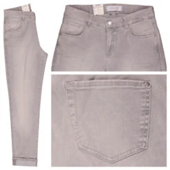 Angels Darleen Crop TU Ankle Jeans Light Grey Random Used Ribbon
