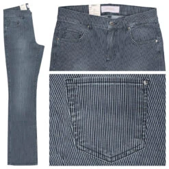 Angels Leni Jeans Blue Used Small Stripes
