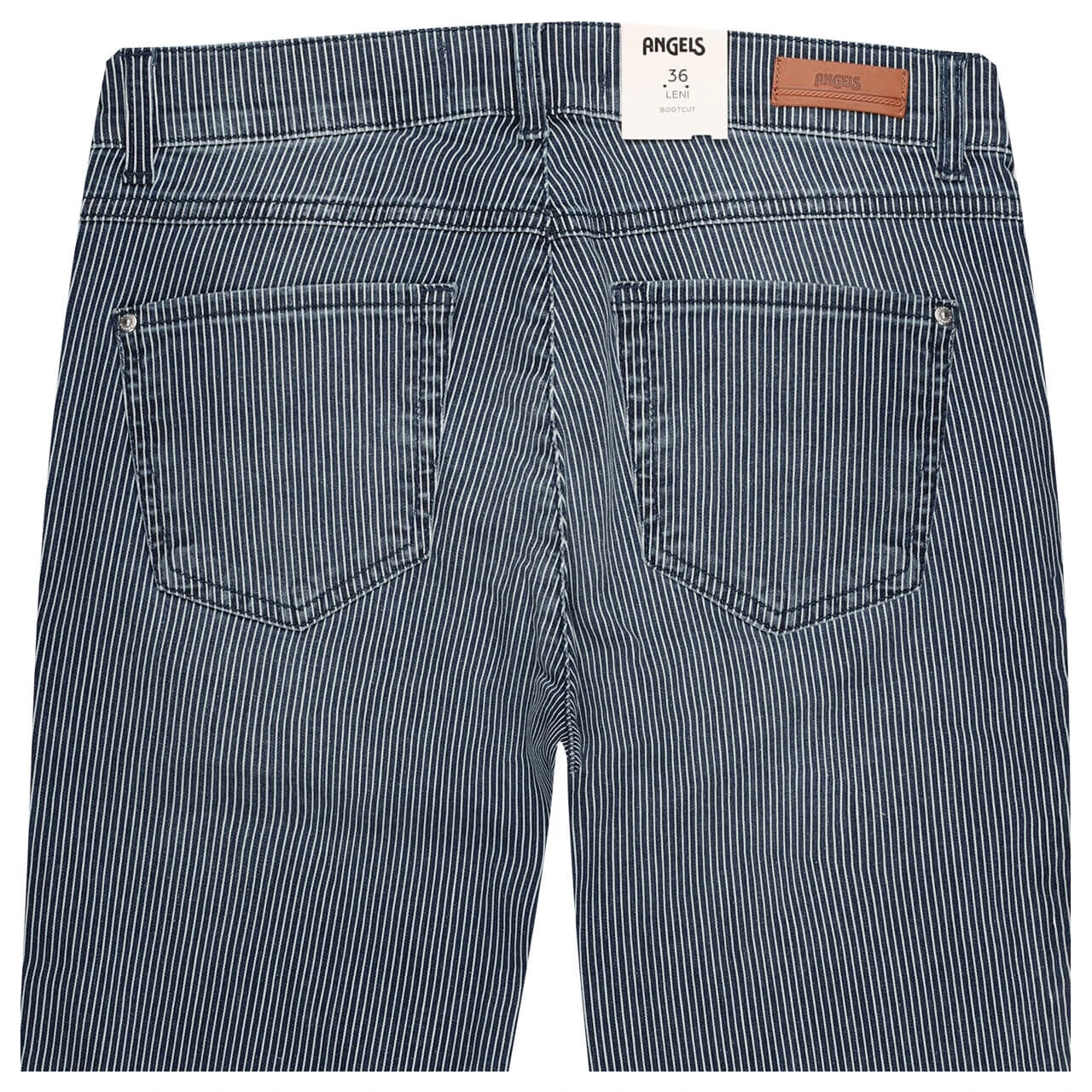 Angels Leni Jeans Blue Used Small Stripes 2 Angels Leni Jeans Blue Used Small Stripes – Bild 2