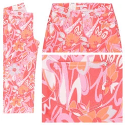 Angels Linn 7/8 Baumwollhose Coral Printed