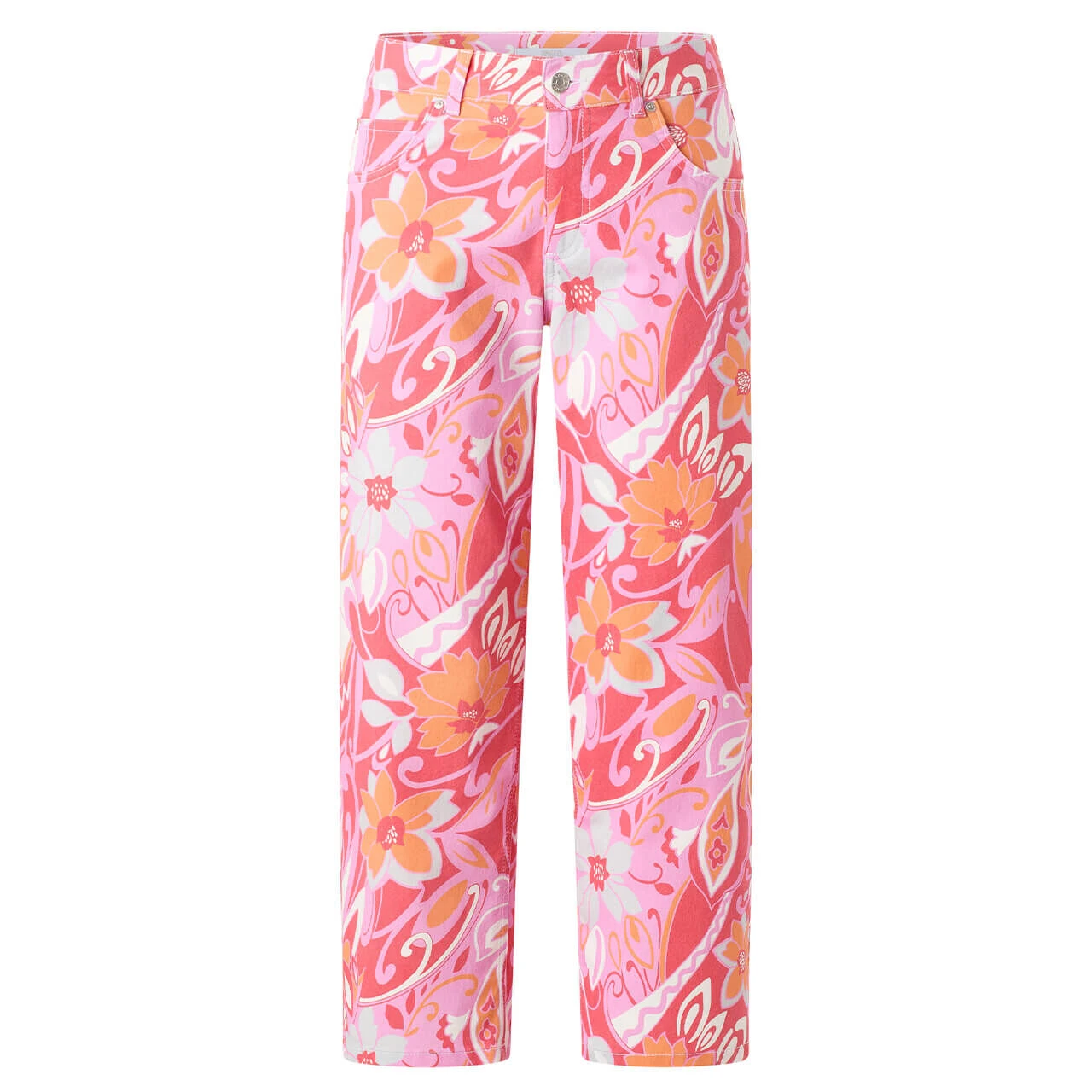Angels Linn 7/8 Baumwollhose Coral Printed 3 Angels Linn 7/8 Baumwollhose Coral Printed – Bild 3