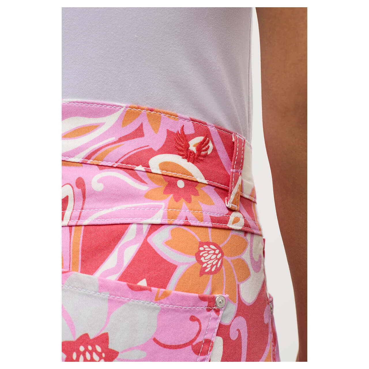 Angels Linn 7/8 Baumwollhose Coral Printed 8 Angels Linn 7/8 Baumwollhose Coral Printed – Bild 8