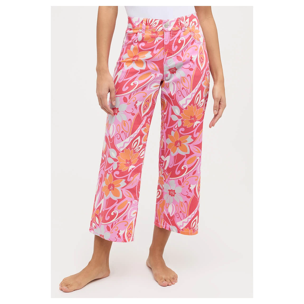 Angels Linn 7/8 Baumwollhose Coral Printed 5 Angels Linn 7/8 Baumwollhose Coral Printed – Bild 5