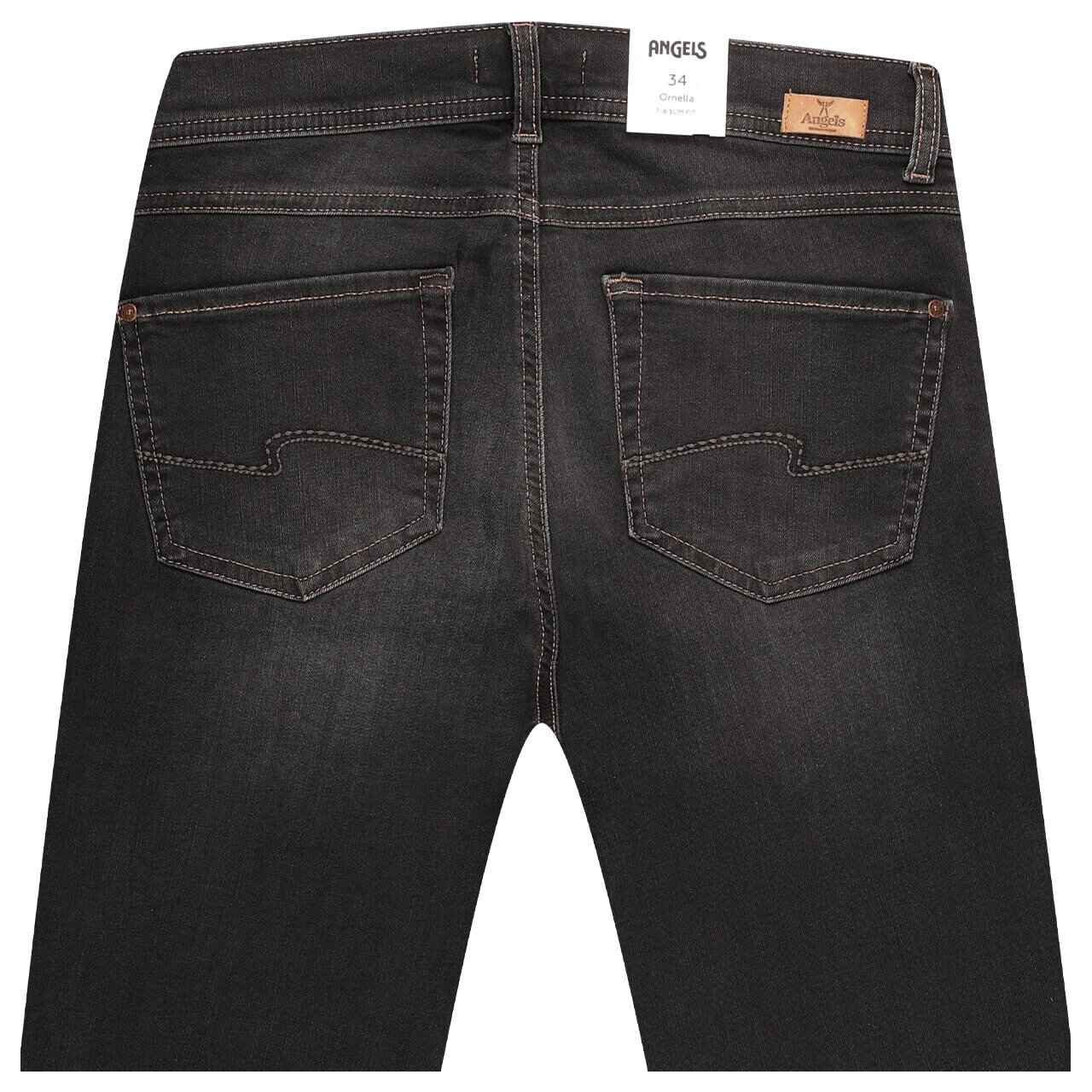 Angels Ornella 7/8 Jeans Anthracite Used Buffi 2 Angels Ornella 7/8 Jeans Anthracite Used Buffi – Bild 2