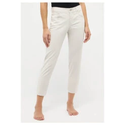 Angels Ornella 7/8 Baumwollhose Lunar Rock -Modezauber Günstiges Geschäft angels jeans ornella 7 8 grau 171 model detail vorne