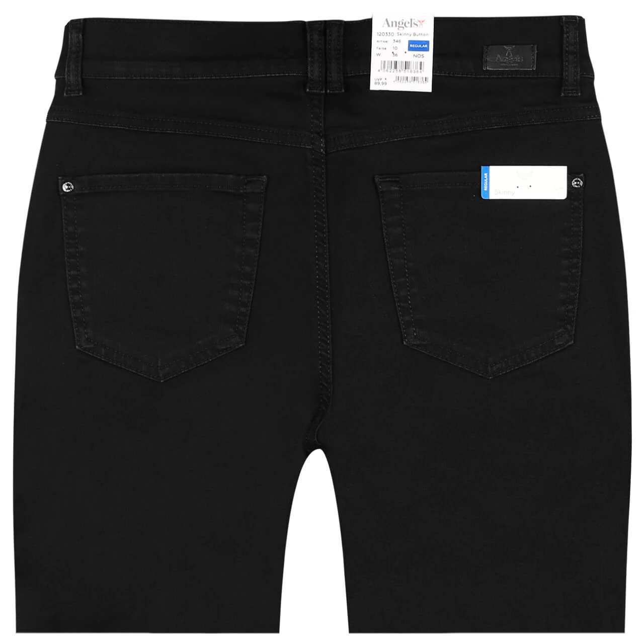 Angels Skinny Button Jeans Night Black 2 Angels Skinny Button Jeans Night Black – Bild 2