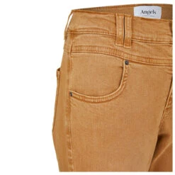 Angels Skinny Button Jeans Dark Camel Used 19 Angels Skinny Button Jeans Dark Camel Used -Modezauber Günstiges Geschäft angels jeans skinny button braun 4355 ansicht detail vorne