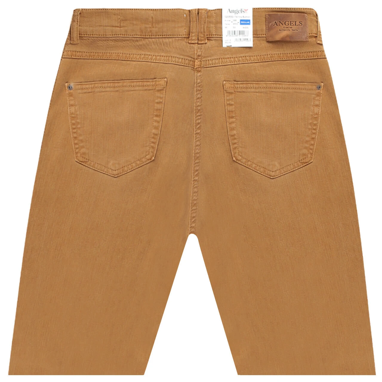 Angels Skinny Button Jeans Dark Camel Used 2 Angels Skinny Button Jeans Dark Camel Used – Bild 2