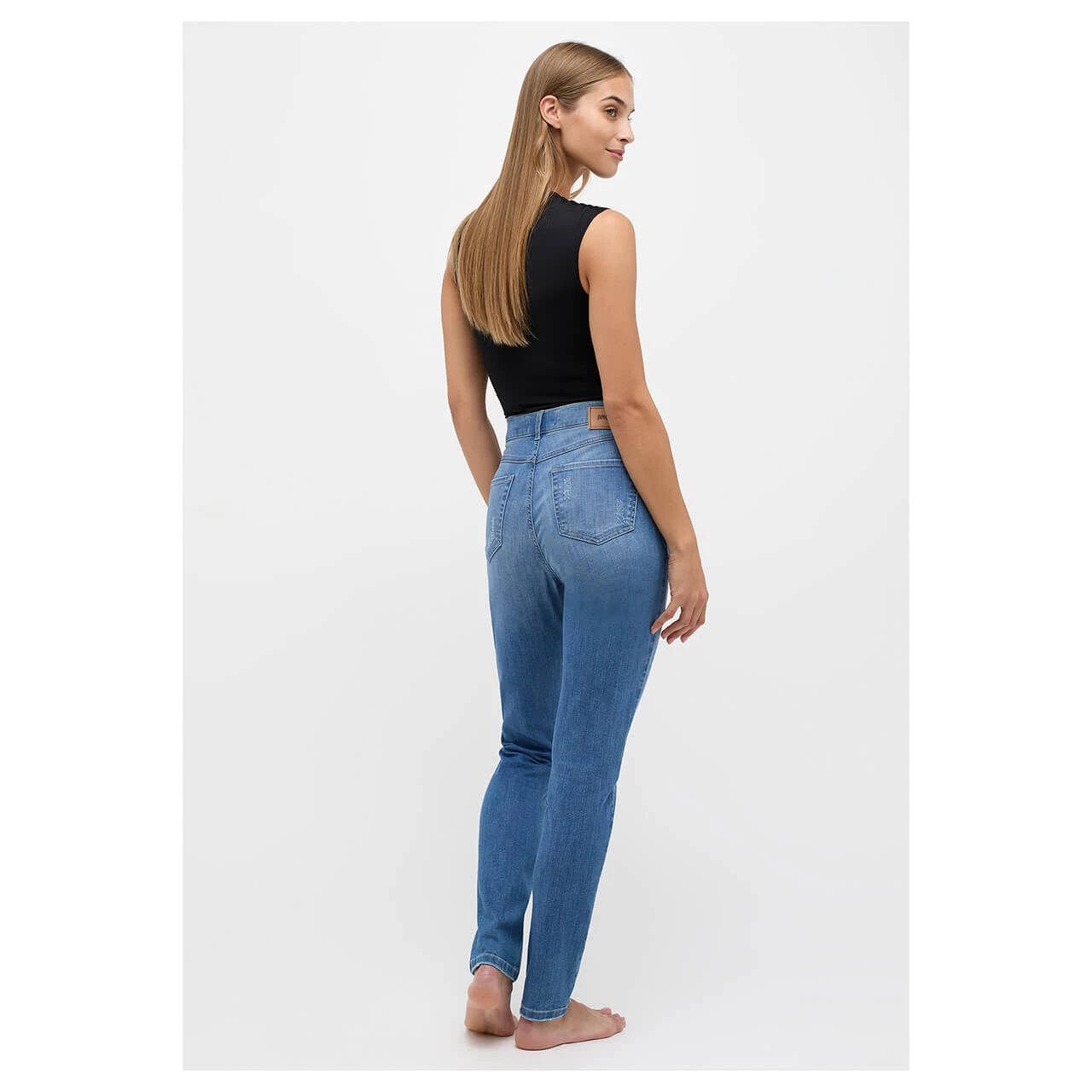 Angels Skinny Pocket Jeans Light Blue Destroyed 5 Angels Skinny Pocket Jeans Light Blue Destroyed – Bild 5