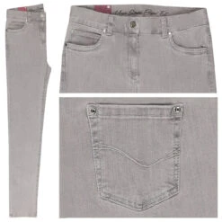 Anna Montana Angelika Röhre Jeans Silver