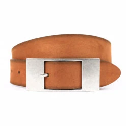 Bernd Götz Damen Velours Ledergürtel Rust