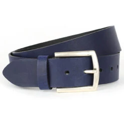 Bernd Götz Herren Pull Up Ledergürtel Deep Blue