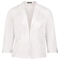 Betty Barclay Damen 3/4 Arm Blazer Off White