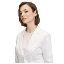 Betty Barclay Damen 3/4 Arm Blazer Off White -Modezauber Günstiges Geschäft betty barclay 3 4 arm blazerjacke kurz weiss 1014 model detail front