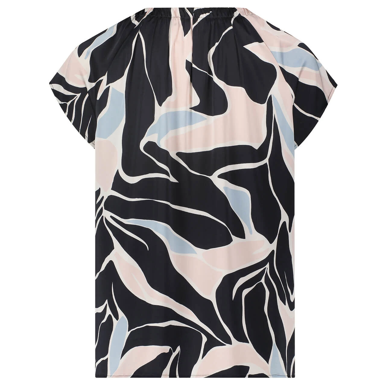 Betty Barclay Damen Kurzarm Bluse Dark Blue Rose 2 Betty Barclay Damen Kurzarm Bluse Dark Blue Rose – Bild 2