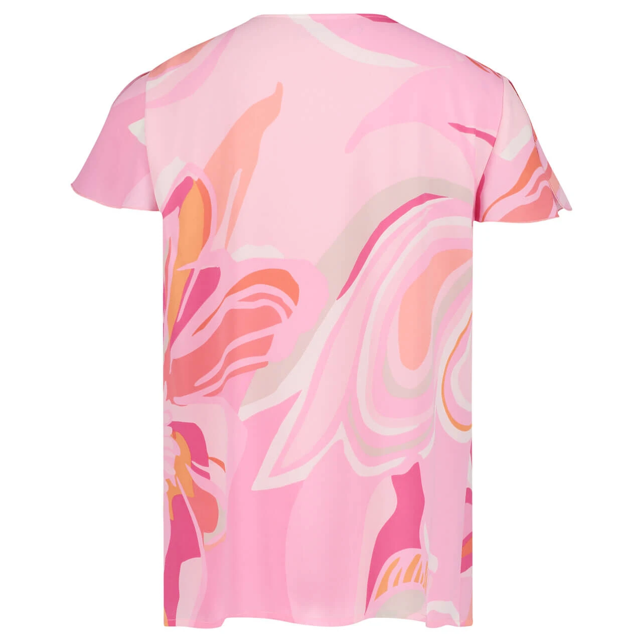 Betty Barclay Damen Kurzarm Bluse Pink Rose Print 2 Betty Barclay Damen Kurzarm Bluse Pink Rose Print – Bild 2