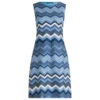 Betty Barclay Damen Trägerkleid Blue Cream Zigzag