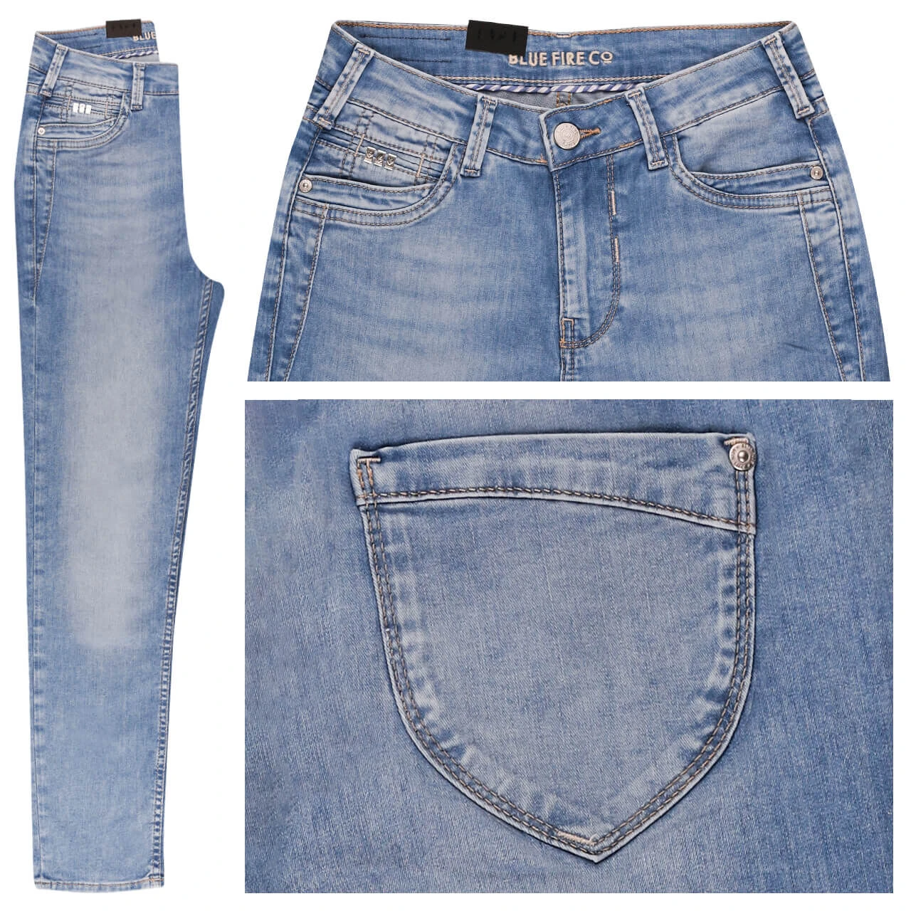 Blue Fire Nancy Jeans Faded Blue 1 Blue Fire Nancy Jeans Faded Blue