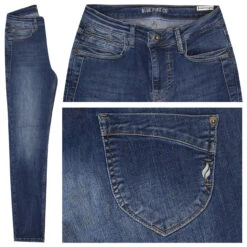 Blue Fire Nancy Jeans Stone Used Blue
