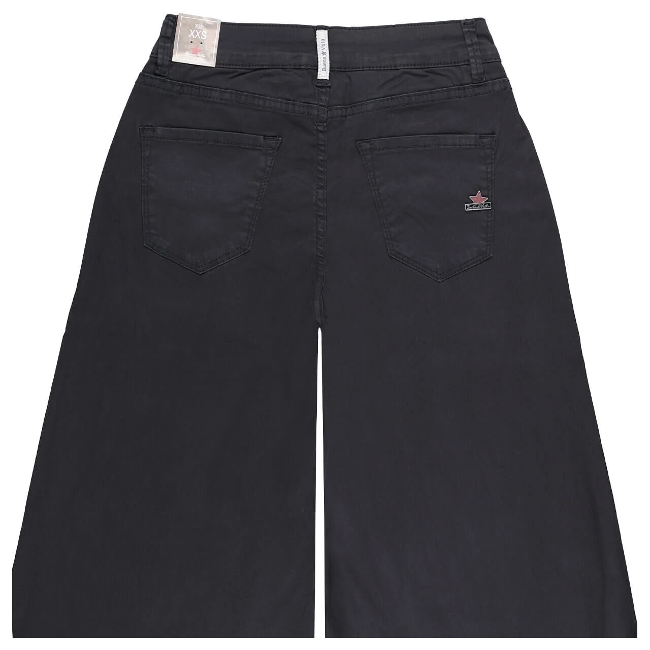 Buena Vista Italy Palazzo 7/8 Light Twill Baumwollhose Dark Blue 2 Buena Vista Italy Palazzo 7/8 Light Twill Baumwollhose Dark Blue – Bild 2