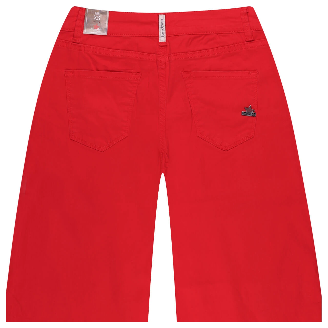 Buena Vista Italy Palazzo 7/8 Light Twill Baumwollhose Lipstick Red 2 Buena Vista Italy Palazzo 7/8 Light Twill Baumwollhose Lipstick Red – Bild 2