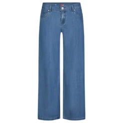 Buena Vista Italy Palazzo 7/8 Stretch Denim Jeans Dark Blue -Modezauber Günstiges Geschäft buena vista jeans italy palazzo summer denim dark blue 7667 ansicht vorne