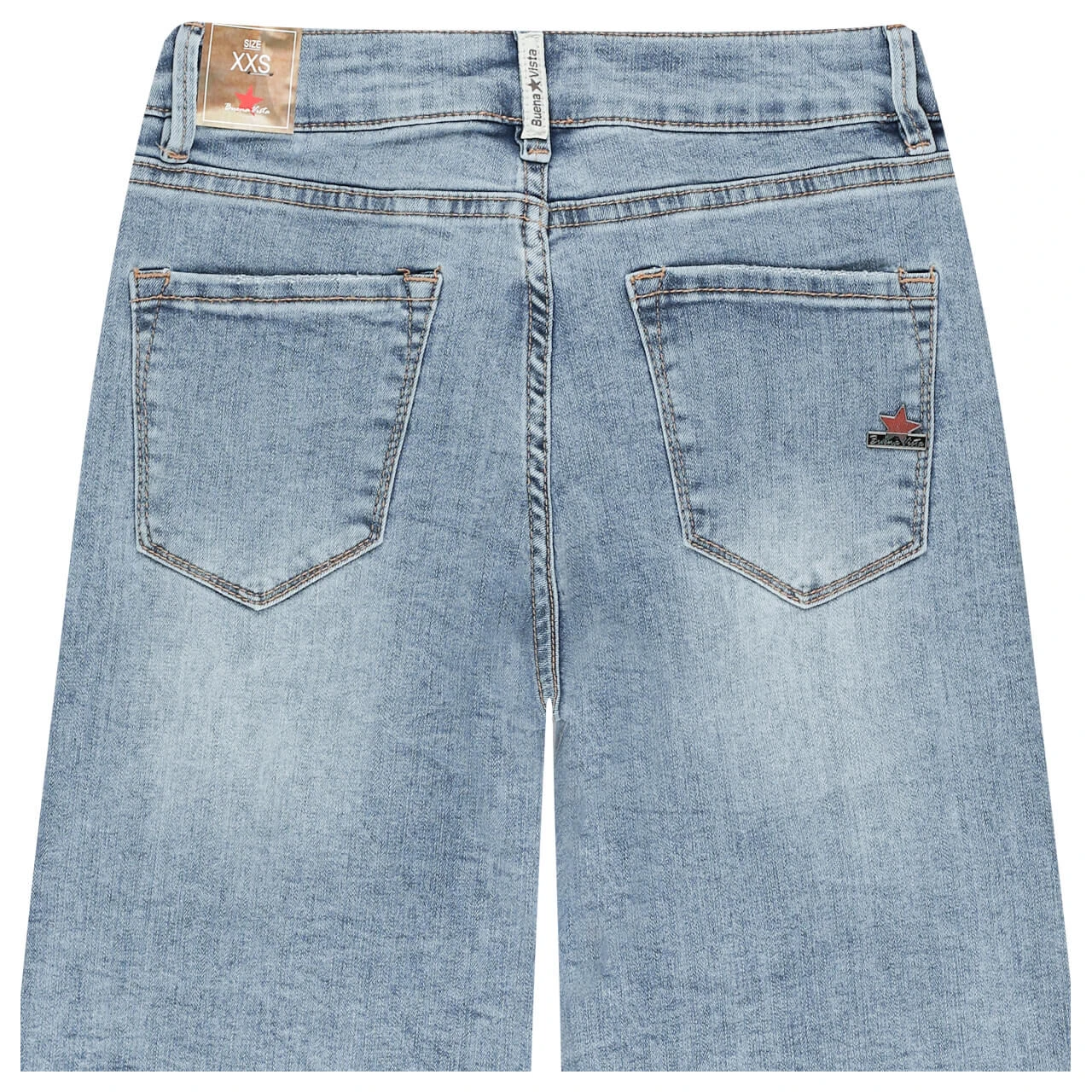 Buena Vista Italy-Short Stretch Denim Jeans Used Blue 2 Buena Vista Italy-Short Stretch Denim Jeans Used Blue – Bild 2