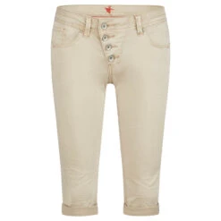 Buena Vista Malibu-Capri Stretch Twill Baumwollhose Sand -Modezauber Günstiges Geschäft buena vista jeans malibu capri stretch twill sand 4465 ansicht vorne
