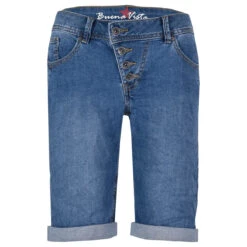 Buena Vista Malibu-Short Stretch Denim Jeans Midstone Blue 6 Buena Vista Malibu-Short Stretch Denim Jeans Midstone Blue -Modezauber Günstiges Geschäft buena vista jeans malibu short stretch midstone 8077 ansicht vorne