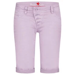 Buena Vista Malibu-Short Stretch Twill Baumwollhose Lavender -Modezauber Günstiges Geschäft buena vista jeans malibu short stretch twill 5027 lavender ansicht vorne