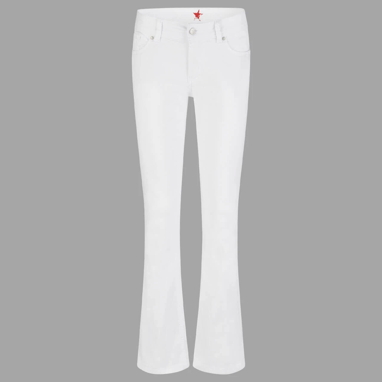 Buena Vista Malibu-Zip Bootcut Stretch Twill Baumwollhose White 3 Buena Vista Malibu-Zip Bootcut Stretch Twill Baumwollhose White – Bild 3