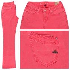 Buena Vista Malibu-Zip Bootcut Stretch Twill Baumwollhose Viva Magenta