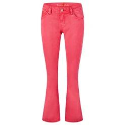 Buena Vista Malibu-Zip Bootcut Stretch Twill Baumwollhose Viva Magenta -Modezauber Günstiges Geschäft buena vista jeans malibu zip bootcut viva magenta 5776 ansicht vorne