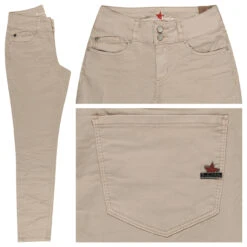 Buena Vista Tummyless Cropped Stretch Twill Ankle Baumwollhose Kit