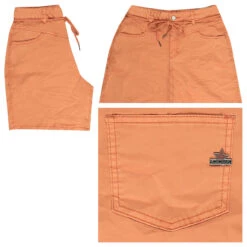 Buena Vista Lago-Short Stretch Twill Baumwollhose Terra