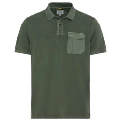 Camel Active Herren Piqué Poloshirt Leaf Green