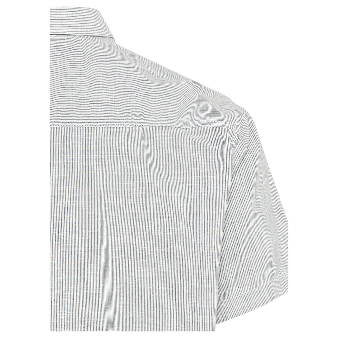 Camel Active Herren 1/2 Arm Hemd Beige Fine Stripes 4 Camel Active Herren 1/2 Arm Hemd Beige Fine Stripes – Bild 4