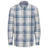 Camel Active Herren Langarm Hemd Elemental Blue Check