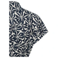 Camel Active Damen Kurzarm Kleid Blue Caramel Check -Modezauber Günstiges Geschäft camel active hemd blau 90 detail hinten