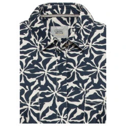 Camel Active Damen Kurzarm Kleid Blue Caramel Check -Modezauber Günstiges Geschäft camel active hemd blau 90 detail vorne